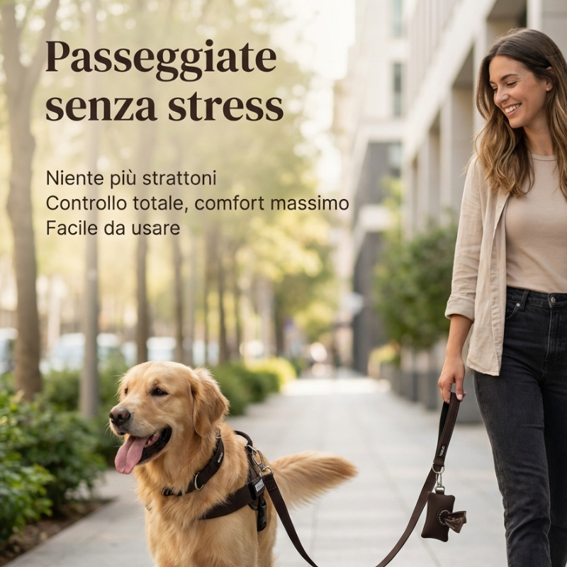 Pettorina Veltrio™ – Stop agli Strattoni, Controllo Totale