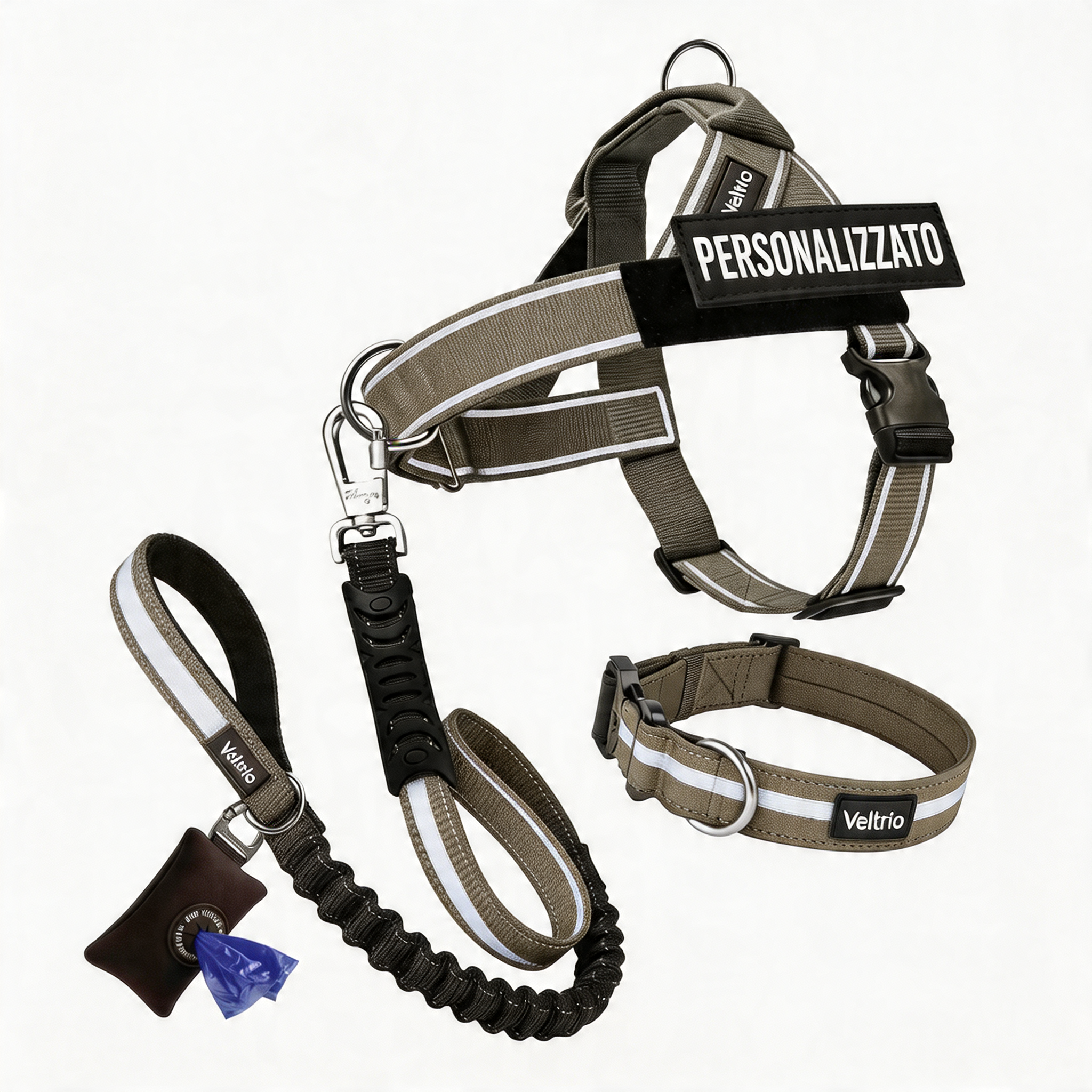 Pettorina Veltrio™ – Stop agli Strattoni, Controllo Totale